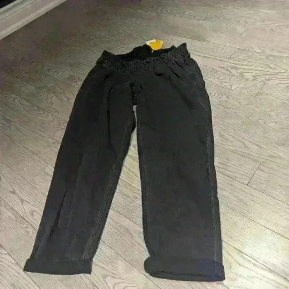 H&M Mama Paper Bag Maternity  Jeans - size XS NWT - Picture 4 of 5